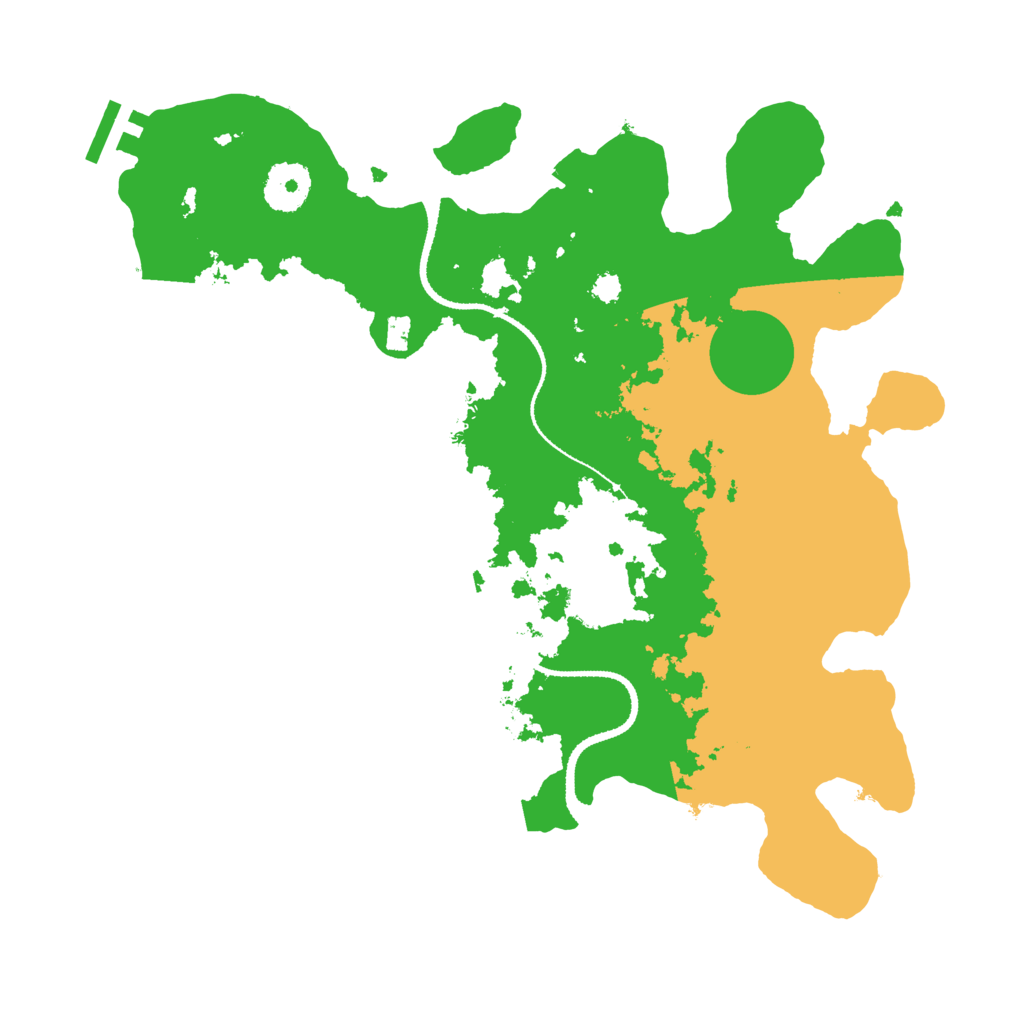 Biome Rust Map: Procedural Map, Size: 3211, Seed: 779699744