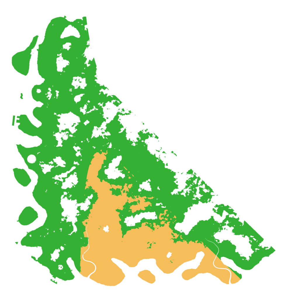 Biome Rust Map: Procedural Map, Size: 6000, Seed: 83993296