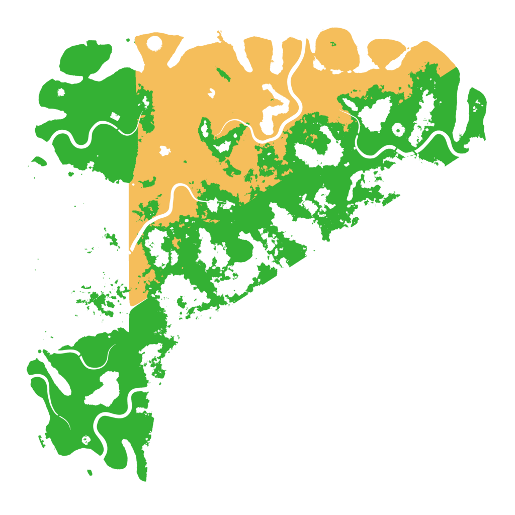 Biome Rust Map: Procedural Map, Size: 6000, Seed: 792294307