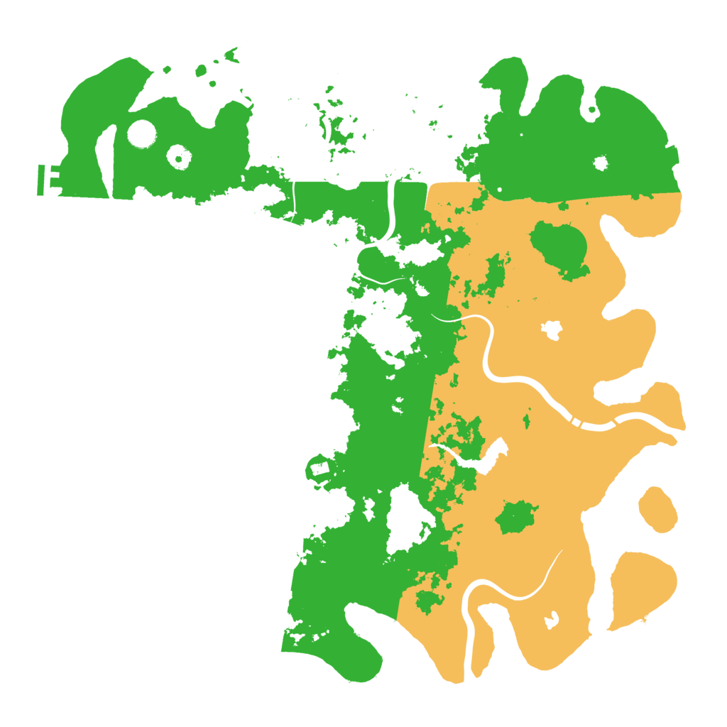 Biome Rust Map: Procedural Map, Size: 4500, Seed: 799193509