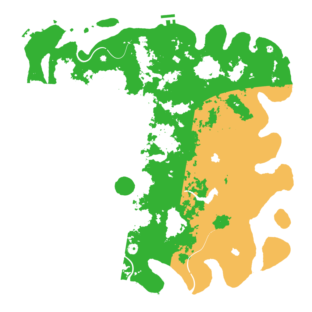 Biome Rust Map: Procedural Map, Size: 4500, Seed: 799193509