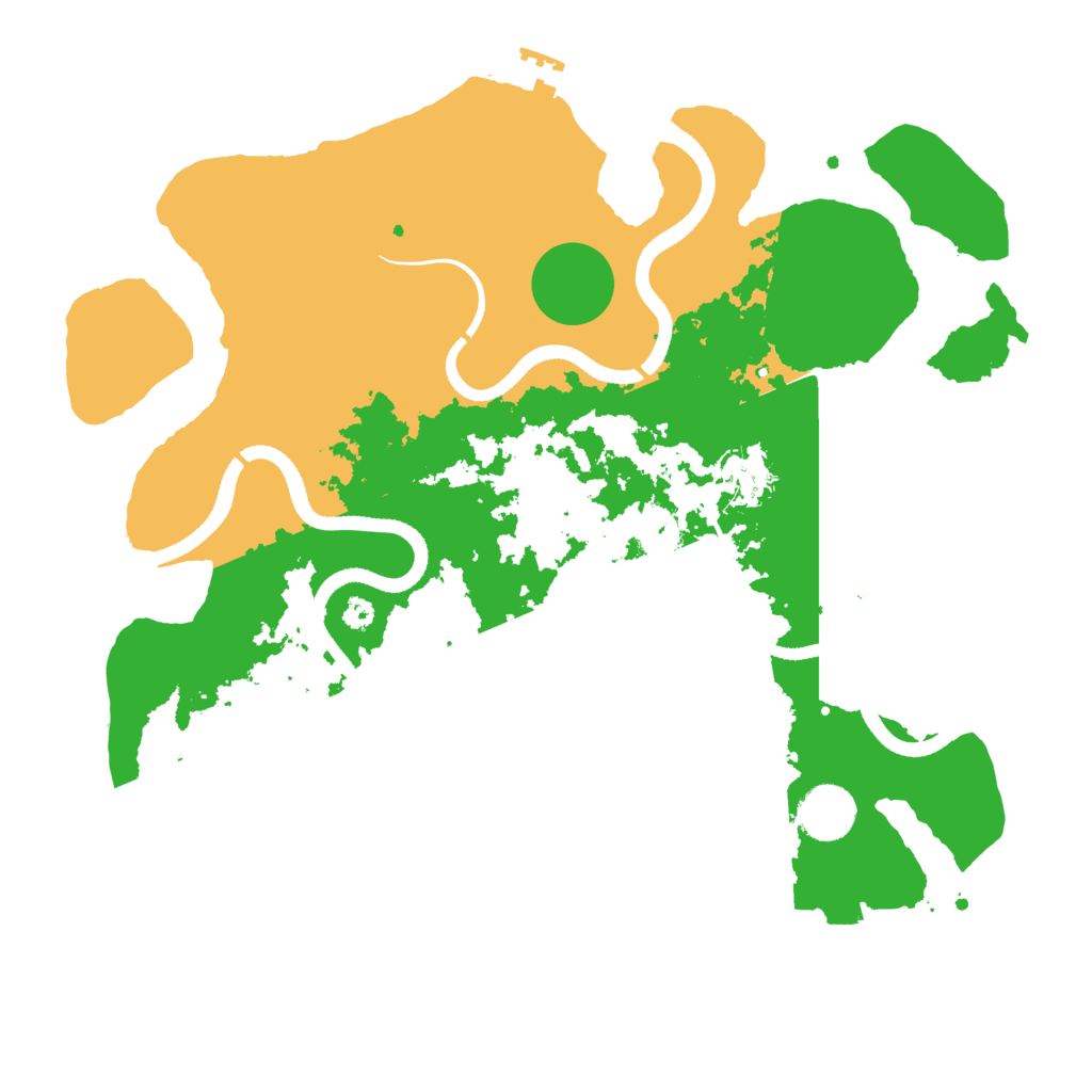 Biome Rust Map: Procedural Map, Size: 3500, Seed: 275070416