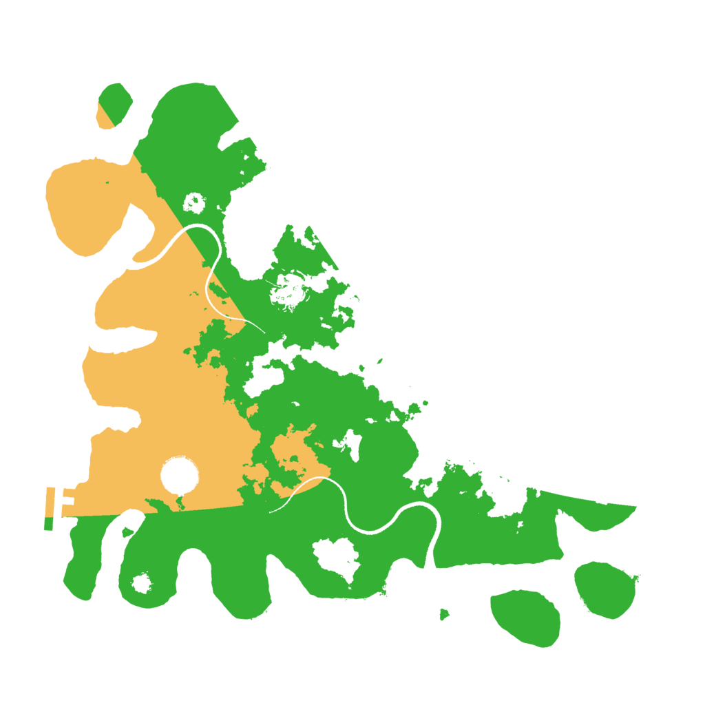 Biome Rust Map: Procedural Map, Size: 3300, Seed: 8649195