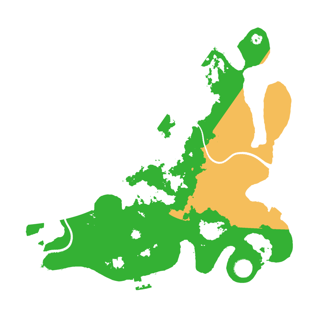 Biome Rust Map: Procedural Map, Size: 3000, Seed: 25979