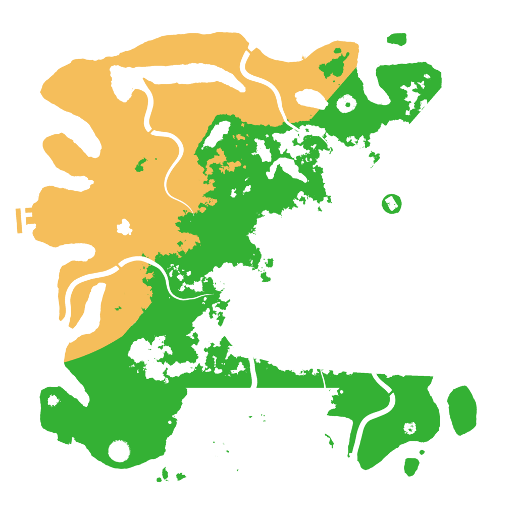 Biome Rust Map: Procedural Map, Size: 4200, Seed: 696321220