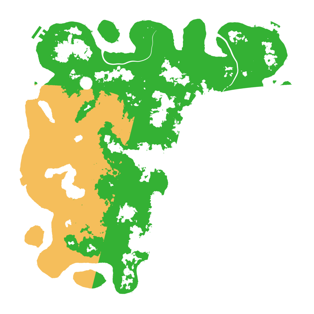Biome Rust Map: Procedural Map, Size: 4500, Seed: 1350