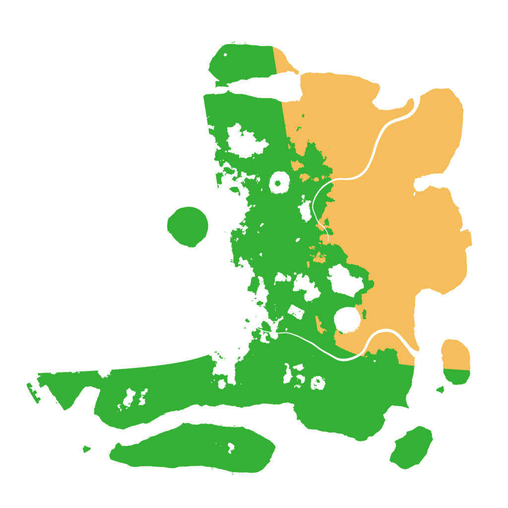 Biome Rust Map: Procedural Map, Size: 3500, Seed: 1983022288