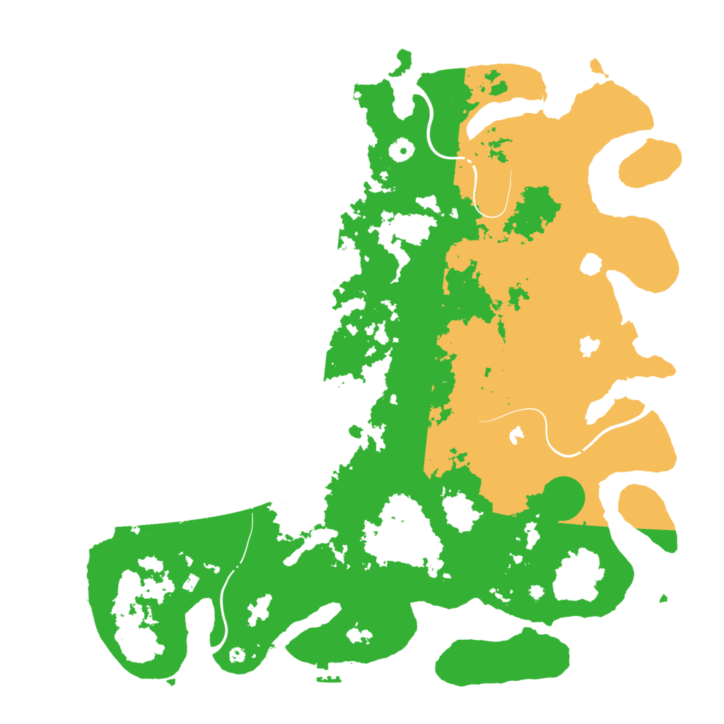 Biome Rust Map: Procedural Map, Size: 4500, Seed: 154391723