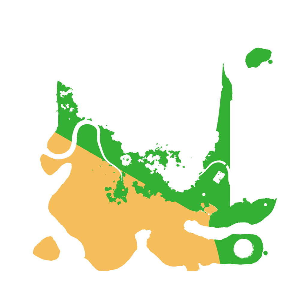 Biome Rust Map: Procedural Map, Size: 2800, Seed: 49995