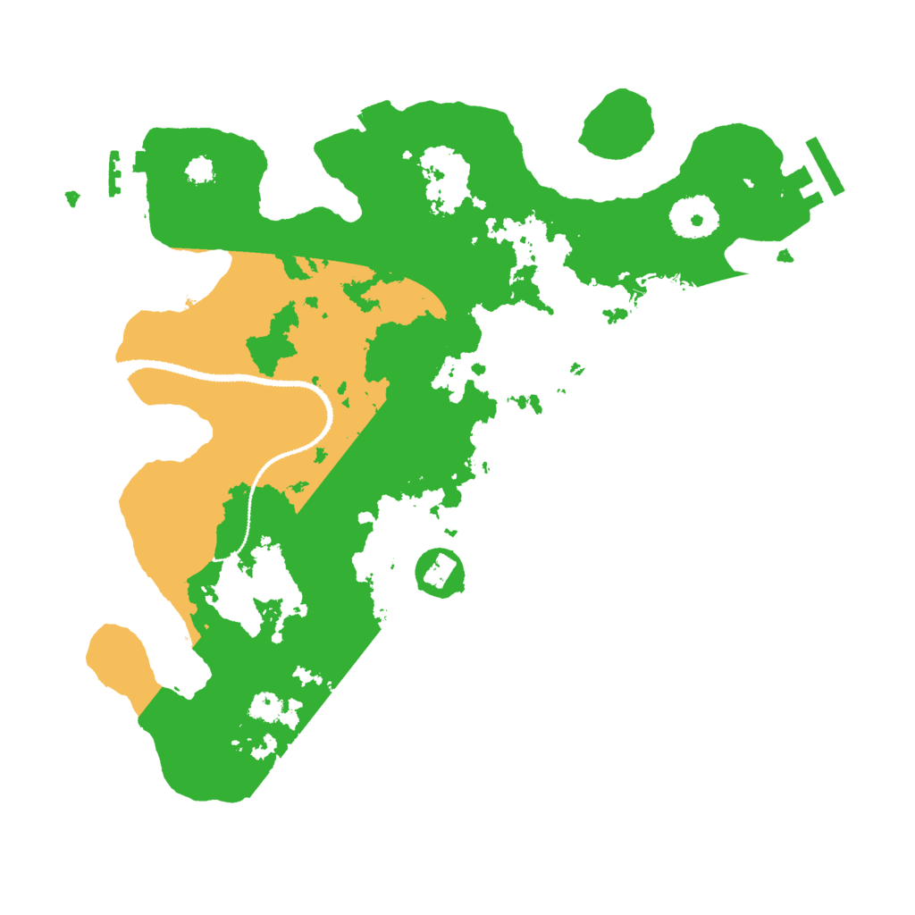 Biome Rust Map: Procedural Map, Size: 3000, Seed: 3778