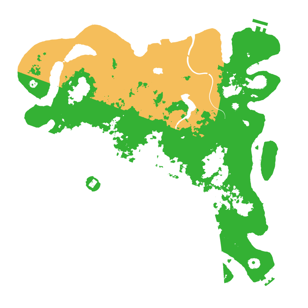Biome Rust Map: Procedural Map, Size: 4000, Seed: 1296287225