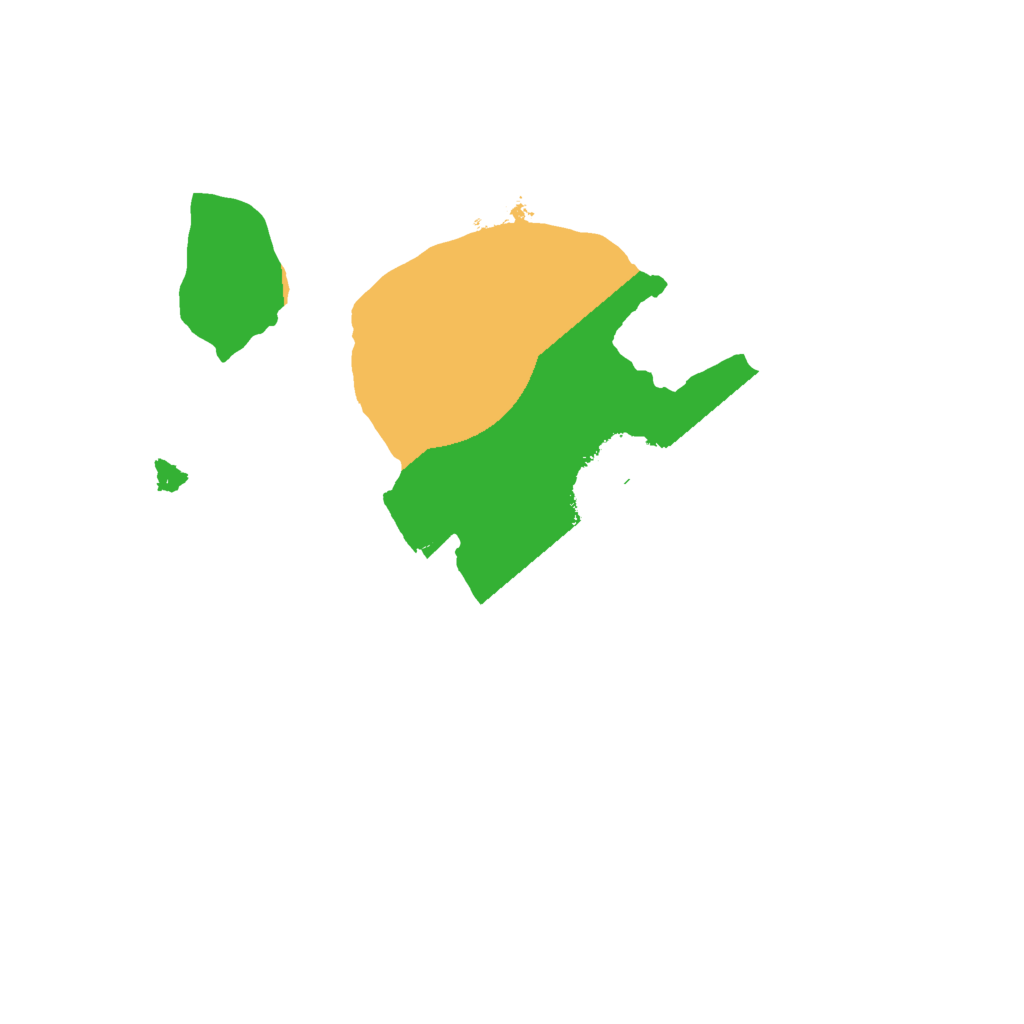 Biome Rust Map: Procedural Map, Size: 1550, Seed: 13