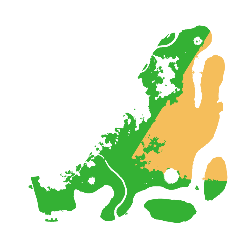 Biome Rust Map: Procedural Map, Size: 3000, Seed: 12706