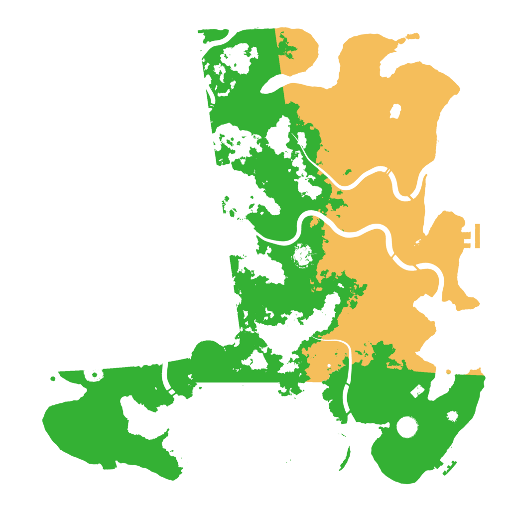 Biome Rust Map: Procedural Map, Size: 4250, Seed: 1788295529