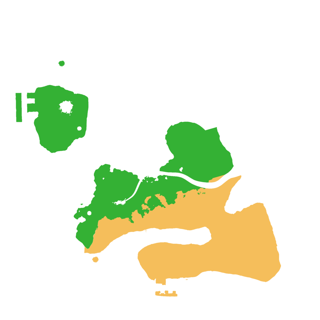 Biome Rust Map: Procedural Map, Size: 2222, Seed: 276202668