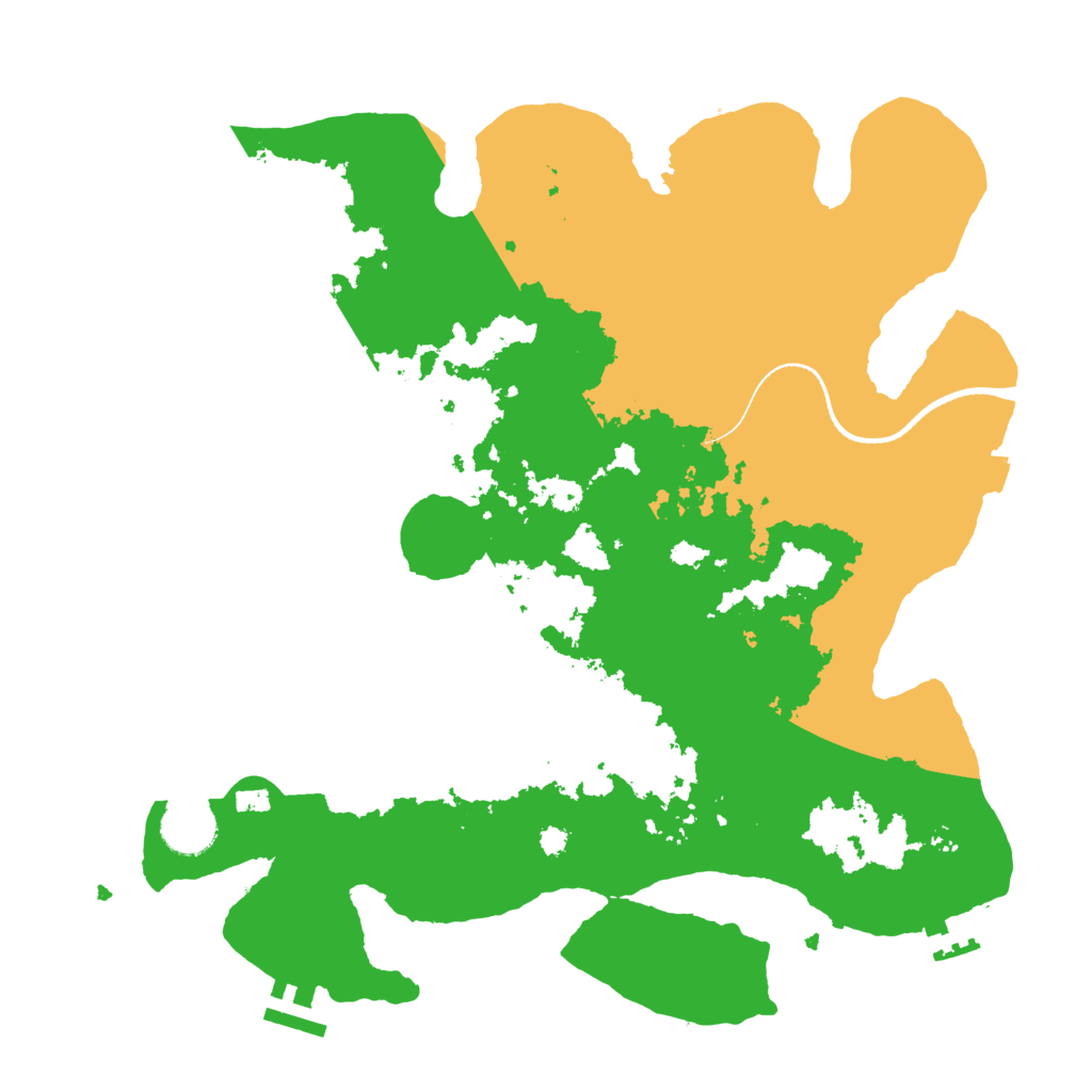 Biome Rust Map: Procedural Map, Size: 3500, Seed: 858759303