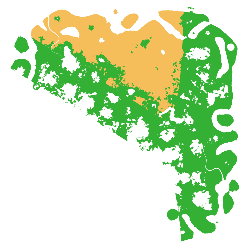 Biome Rust Map: Procedural Map, Size: 6000, Seed: 2800