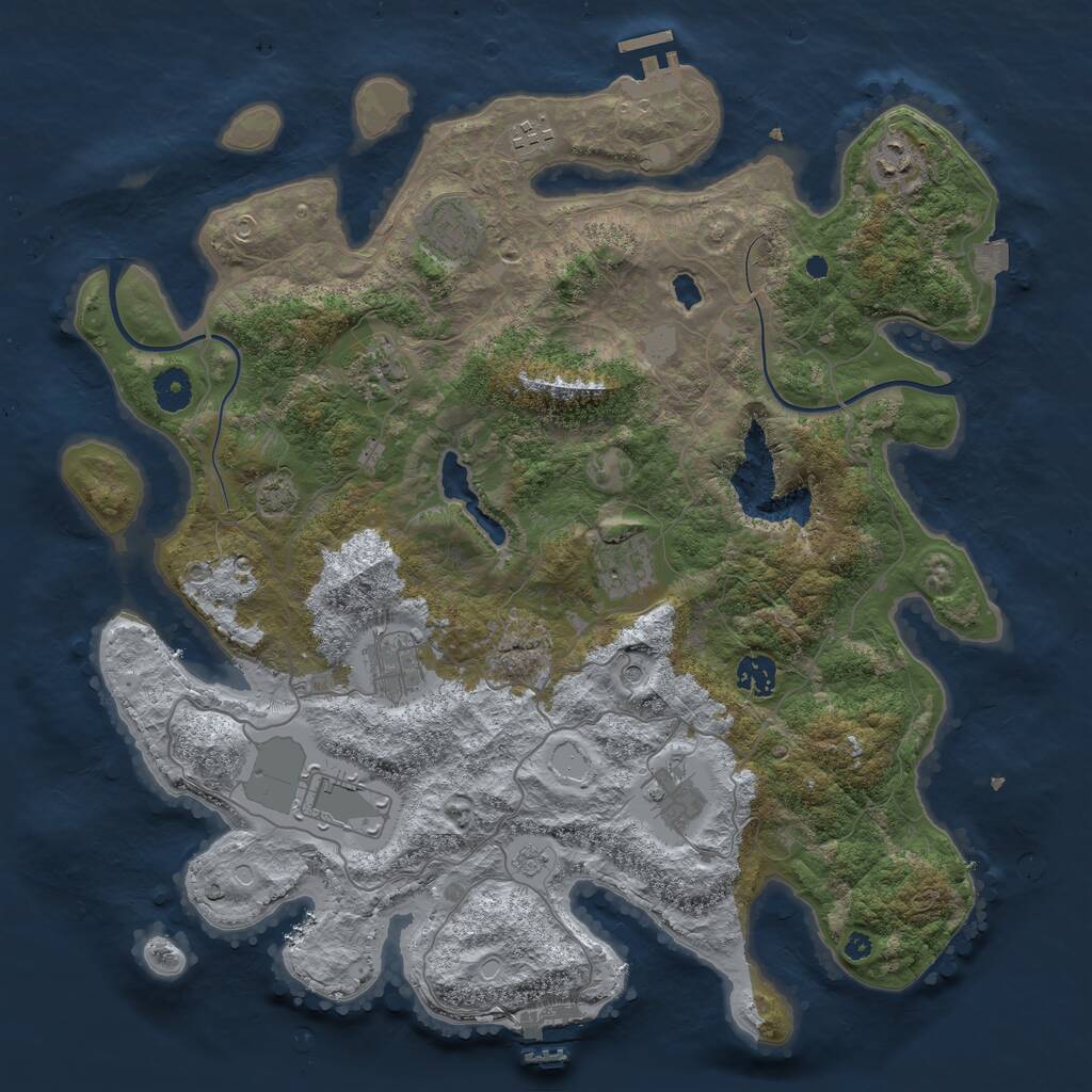 Rust Map: Procedural Map, Size: 4000, Seed: 1771391316, 15 Monuments