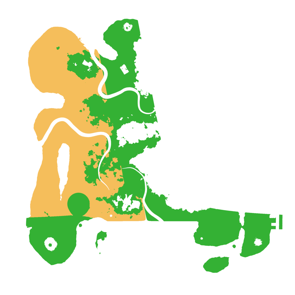 Biome Rust Map: Procedural Map, Size: 3500, Seed: 1732265557
