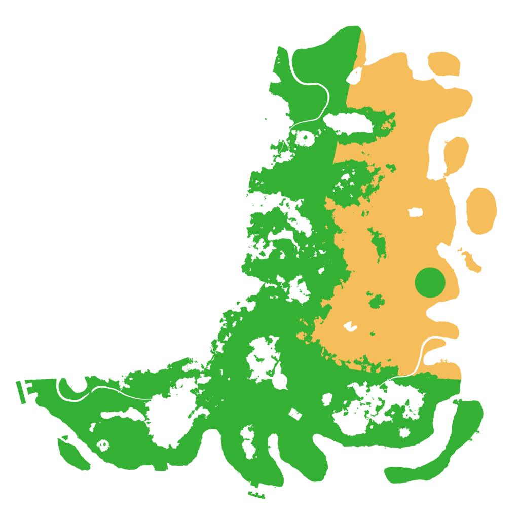 Biome Rust Map: Procedural Map, Size: 4500, Seed: 1553444009