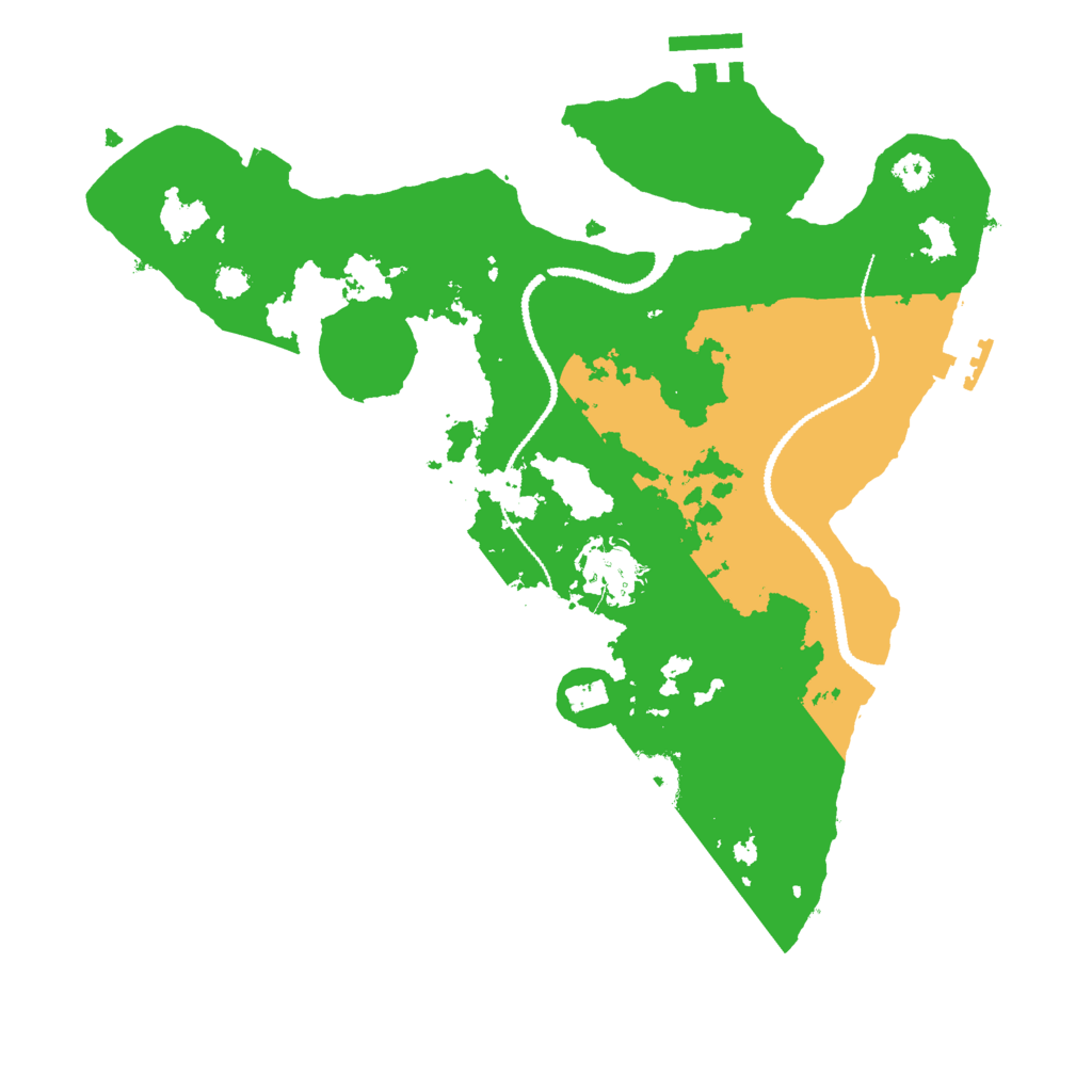 Biome Rust Map: Procedural Map, Size: 3000, Seed: 85881