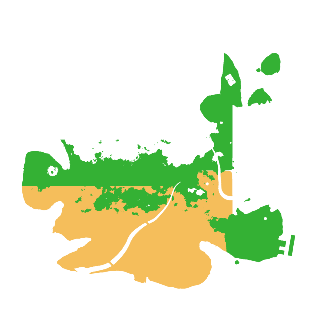 Biome Rust Map: Procedural Map, Size: 3000, Seed: 1980980550