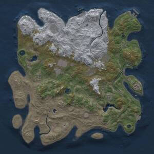 Thumbnail Rust Map: Procedural Map, Size: 4250, Seed: 282641328, 15 Monuments