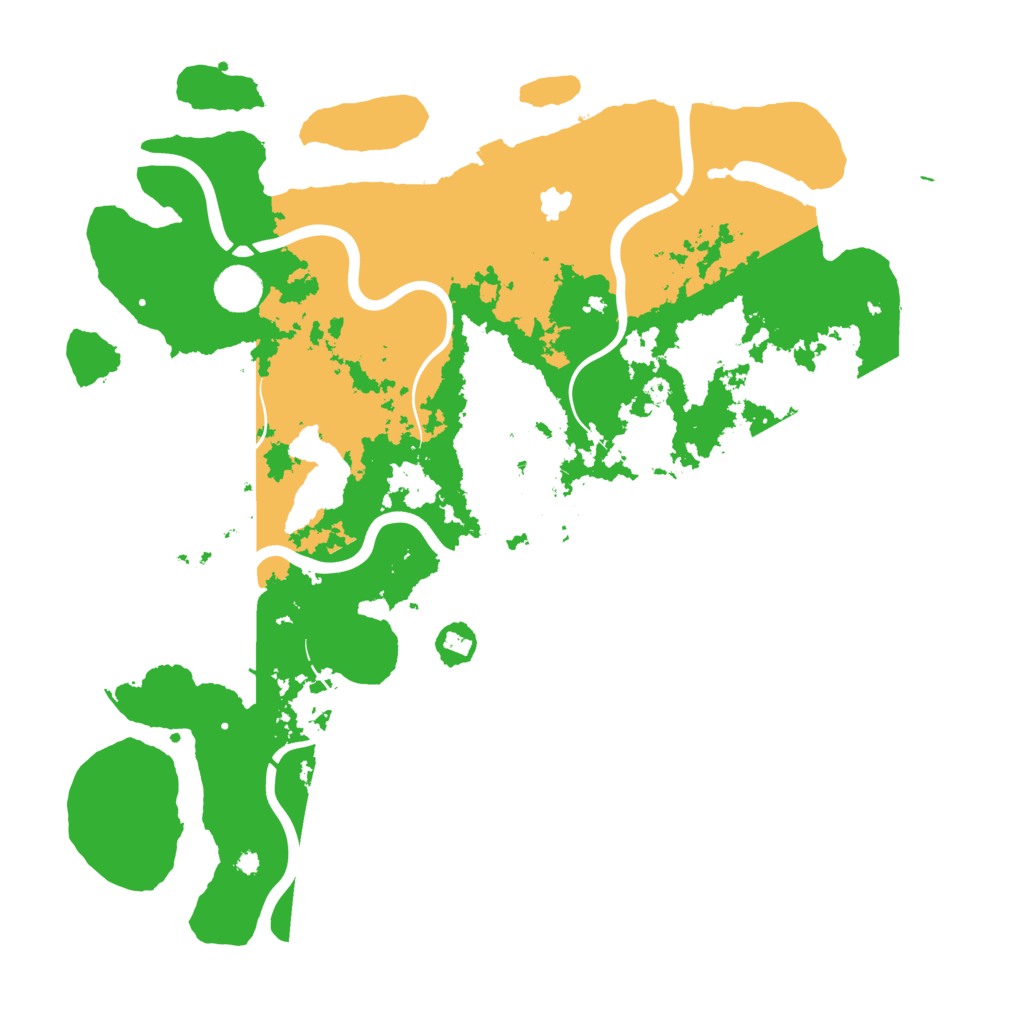 Biome Rust Map: Procedural Map, Size: 4100, Seed: 492332
