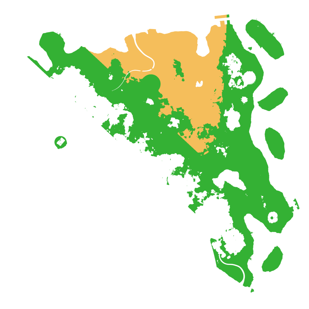 Biome Rust Map: Procedural Map, Size: 4250, Seed: 7789