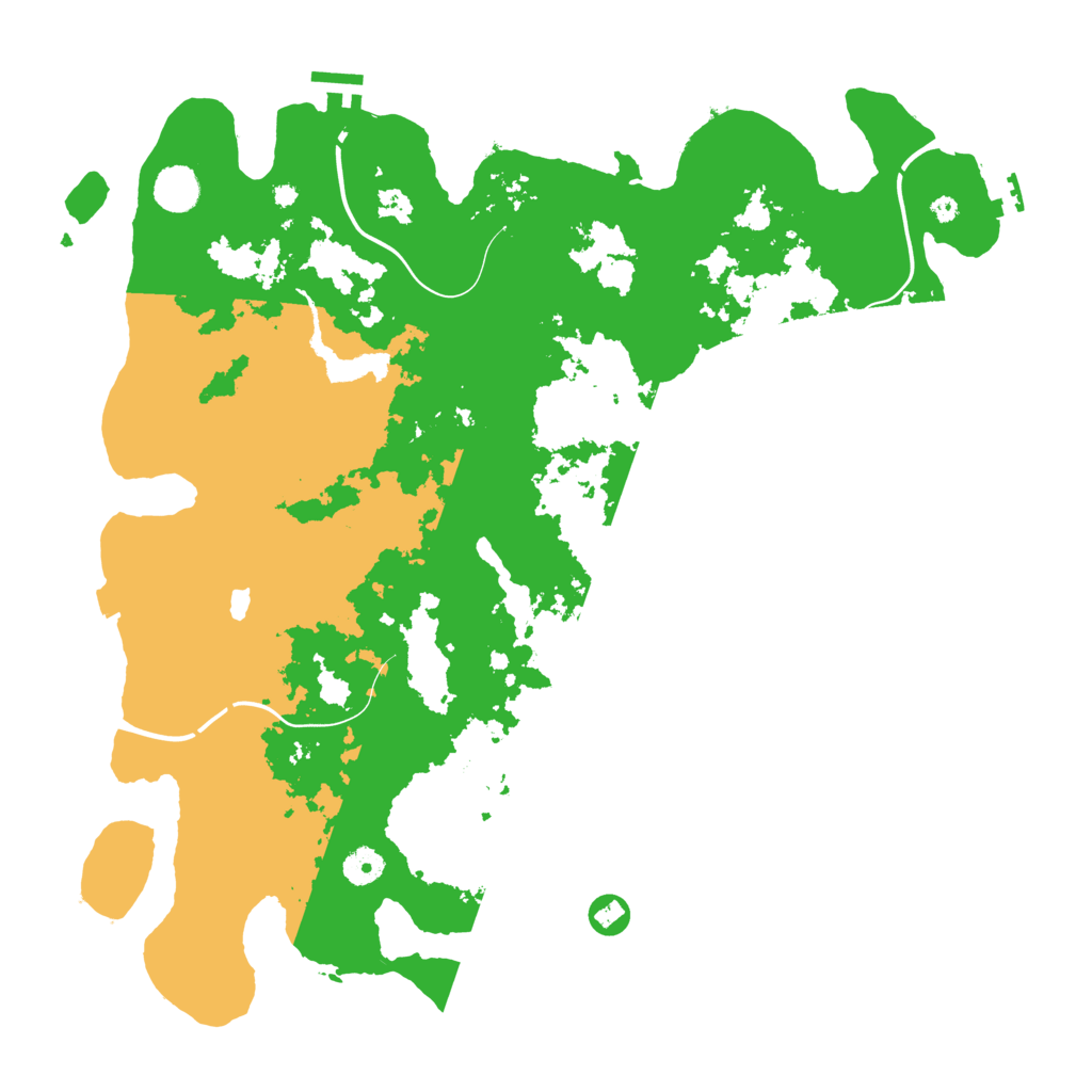 Biome Rust Map: Procedural Map, Size: 4250, Seed: 467061340