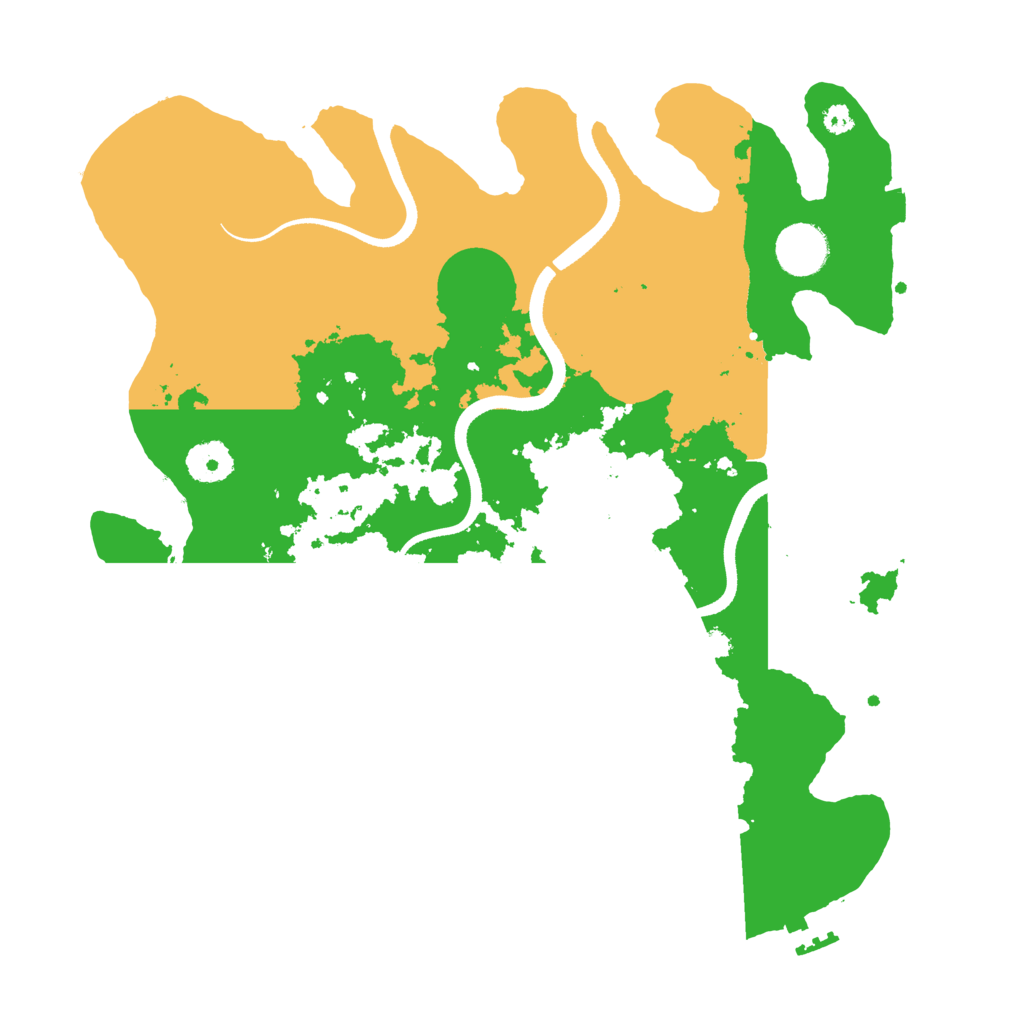 Biome Rust Map: Procedural Map, Size: 3500, Seed: 397263599