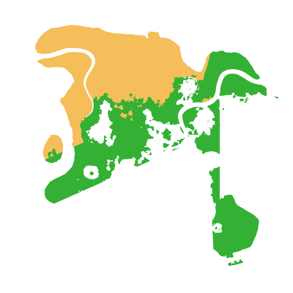 Biome Rust Map: Procedural Map, Size: 3000, Seed: 27937