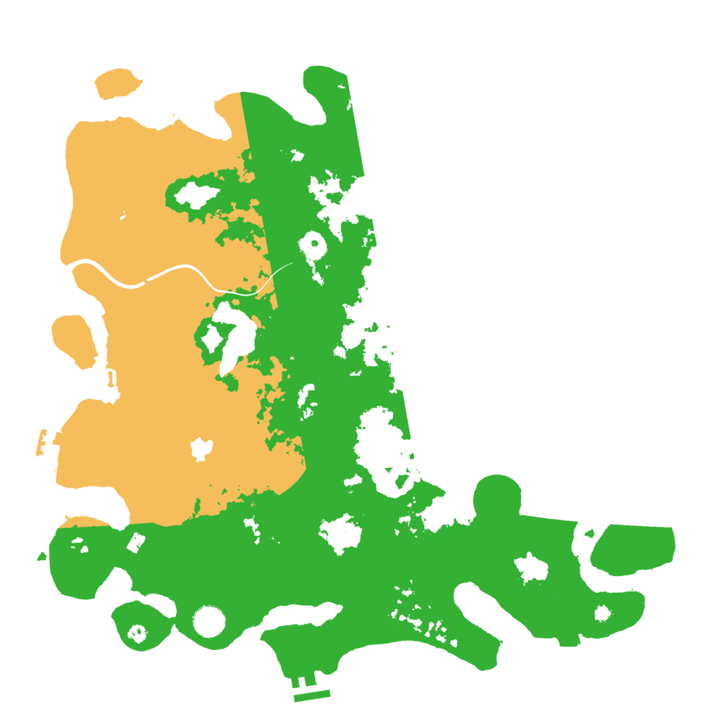 Biome Rust Map: Procedural Map, Size: 4000, Seed: 1338950844