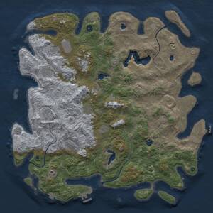 Thumbnail Rust Map: Procedural Map, Size: 4800, Seed: 112192, 17 Monuments