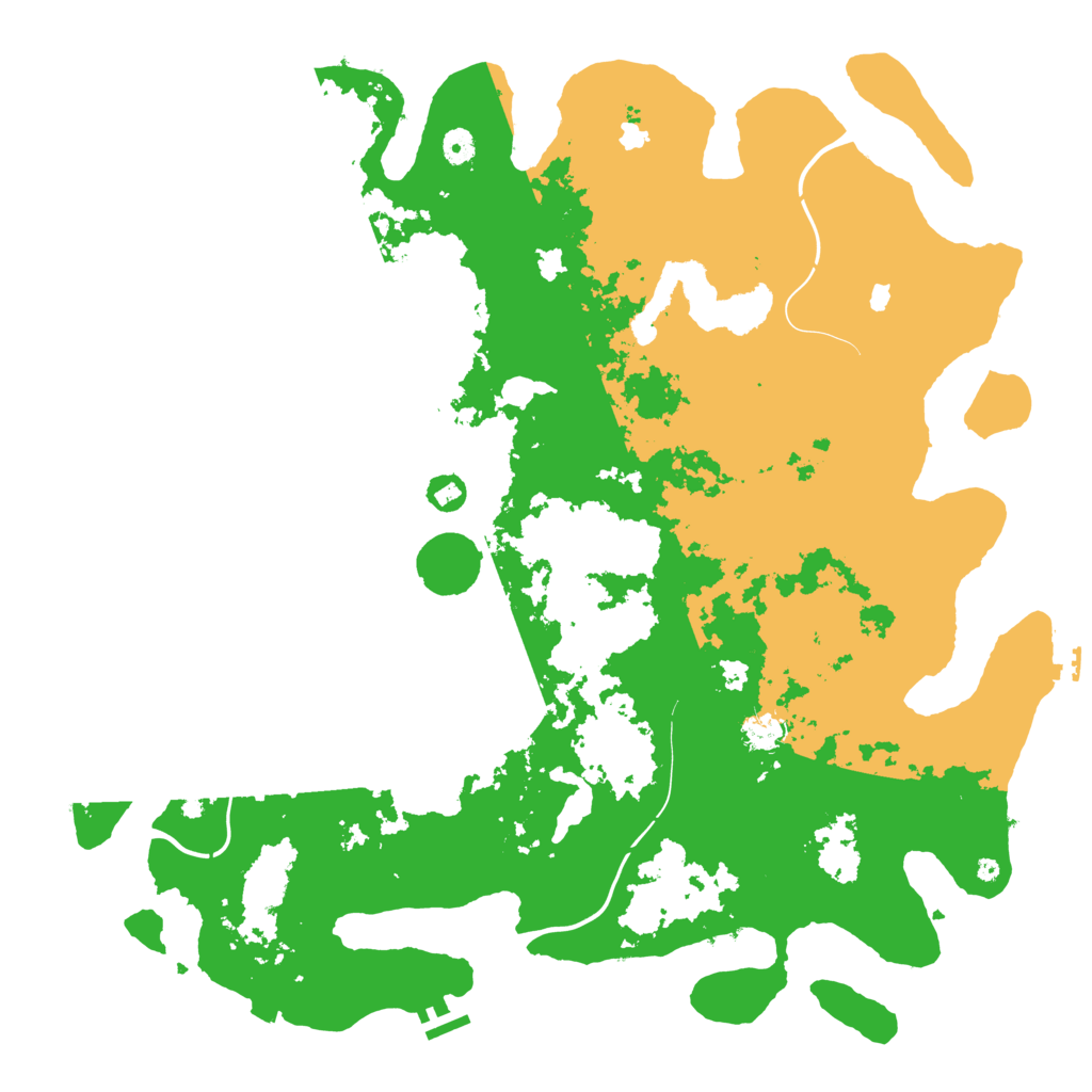 Biome Rust Map: Procedural Map, Size: 4800, Seed: 112192