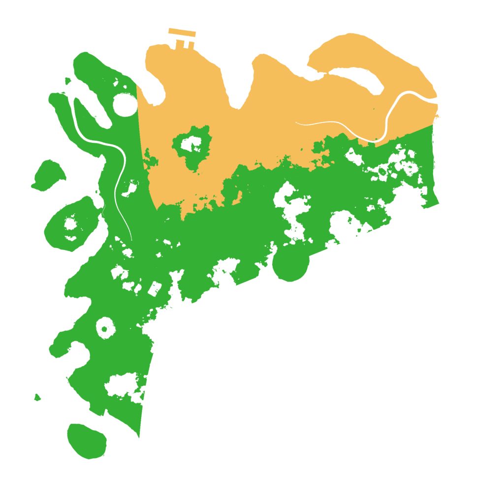 Biome Rust Map: Procedural Map, Size: 3750, Seed: 851825822