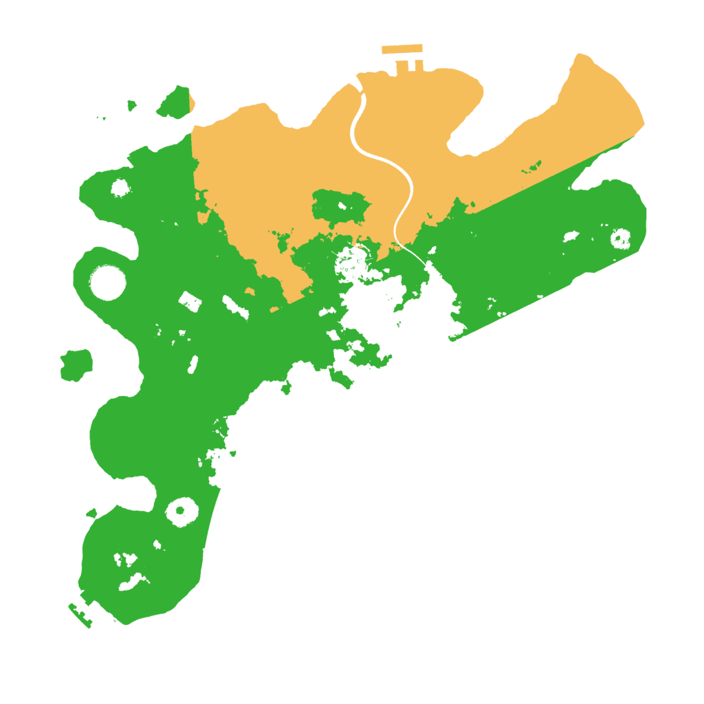 Biome Rust Map: Procedural Map, Size: 3500, Seed: 940675672