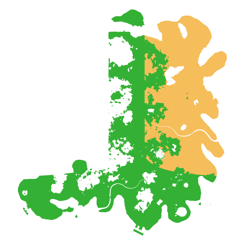 Biome Rust Map: Procedural Map, Size: 4500, Seed: 1403412498