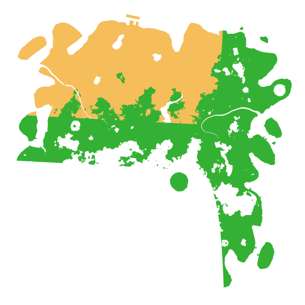 Biome Rust Map: Procedural Map, Size: 4500, Seed: 246915601