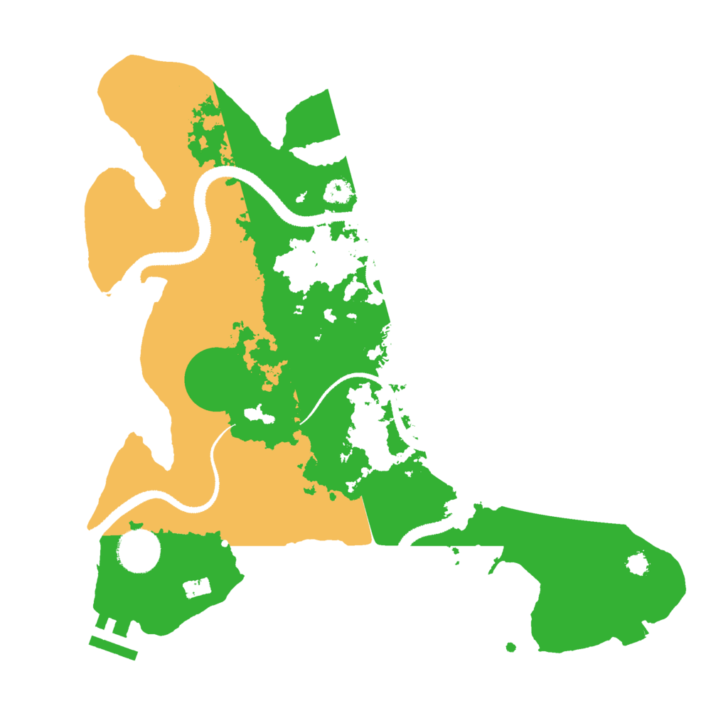 Biome Rust Map: Procedural Map, Size: 3000, Seed: 1720646260