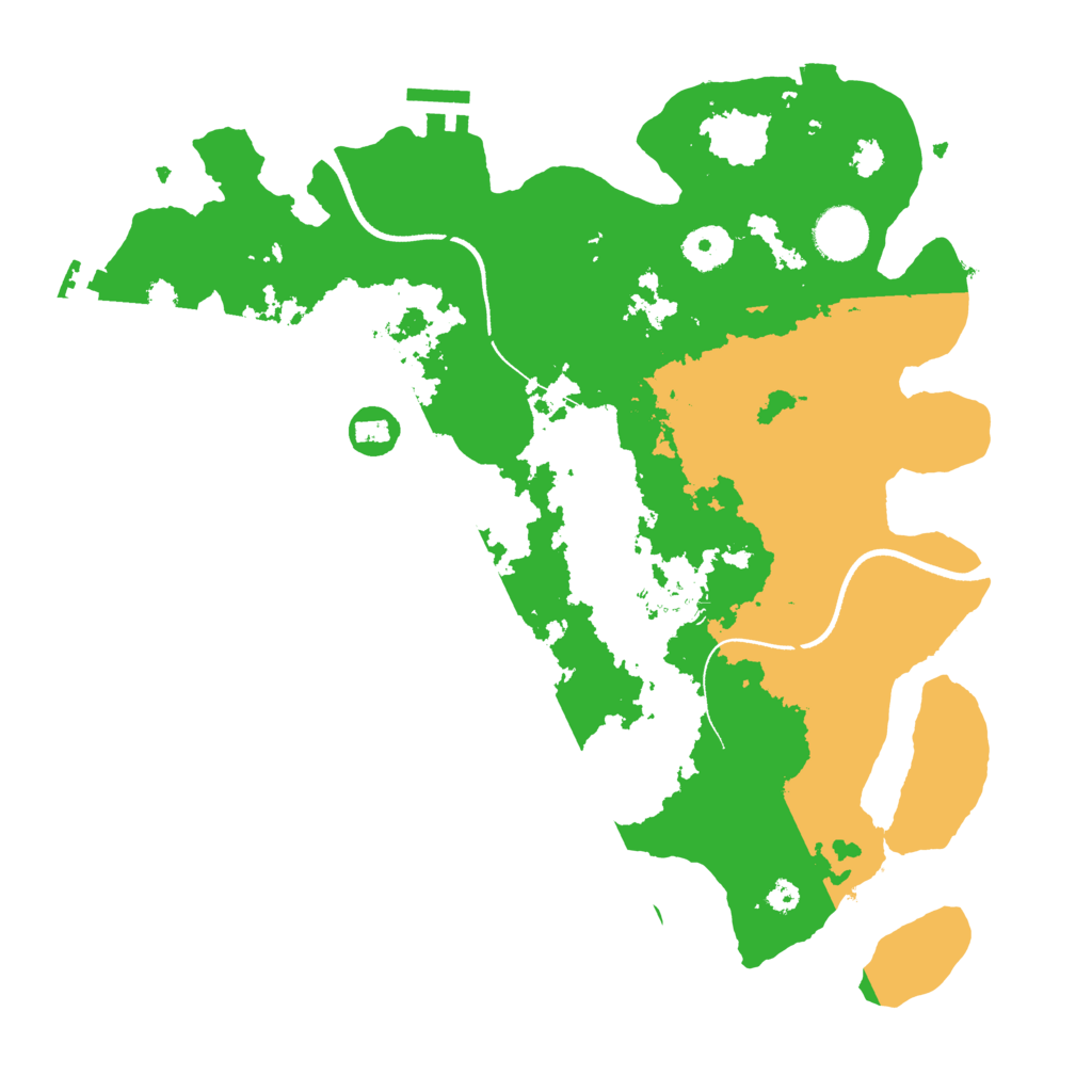 Biome Rust Map: Procedural Map, Size: 3500, Seed: 803581653