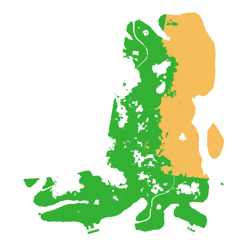 Biome Rust Map: Procedural Map, Size: 4250, Seed: 488534275