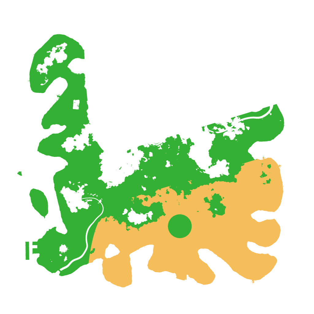 Biome Rust Map: Procedural Map, Size: 3500, Seed: 244755308