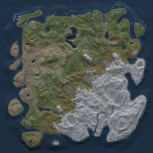 Thumbnail Rust Map: Procedural Map, Size: 4700, Seed: 1576249972, 16 Monuments