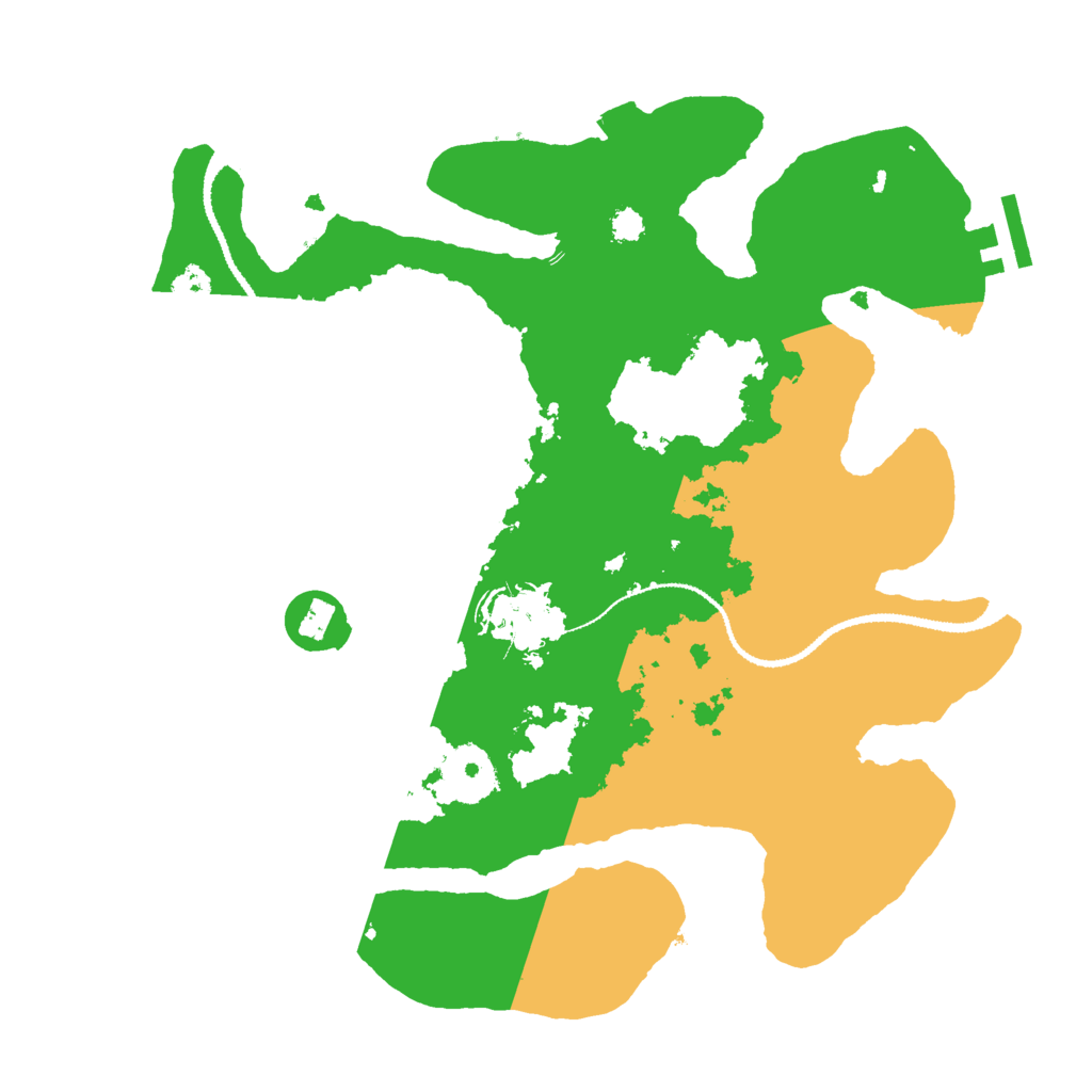 Biome Rust Map: Procedural Map, Size: 3000, Seed: 1918771190