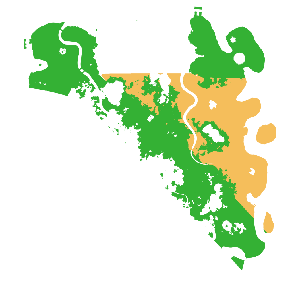 Biome Rust Map: Procedural Map, Size: 4500, Seed: 2019274672