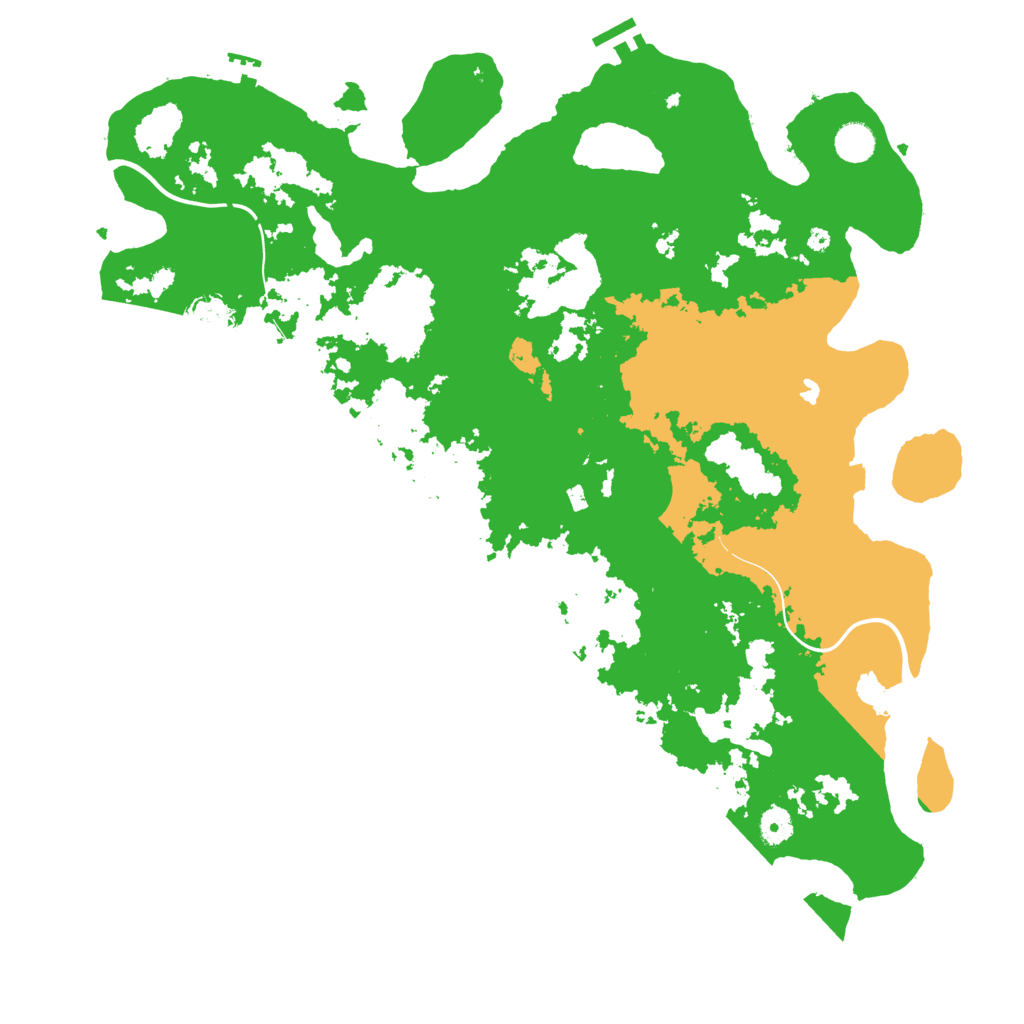 Biome Rust Map: Procedural Map, Size: 4500, Seed: 2019274672