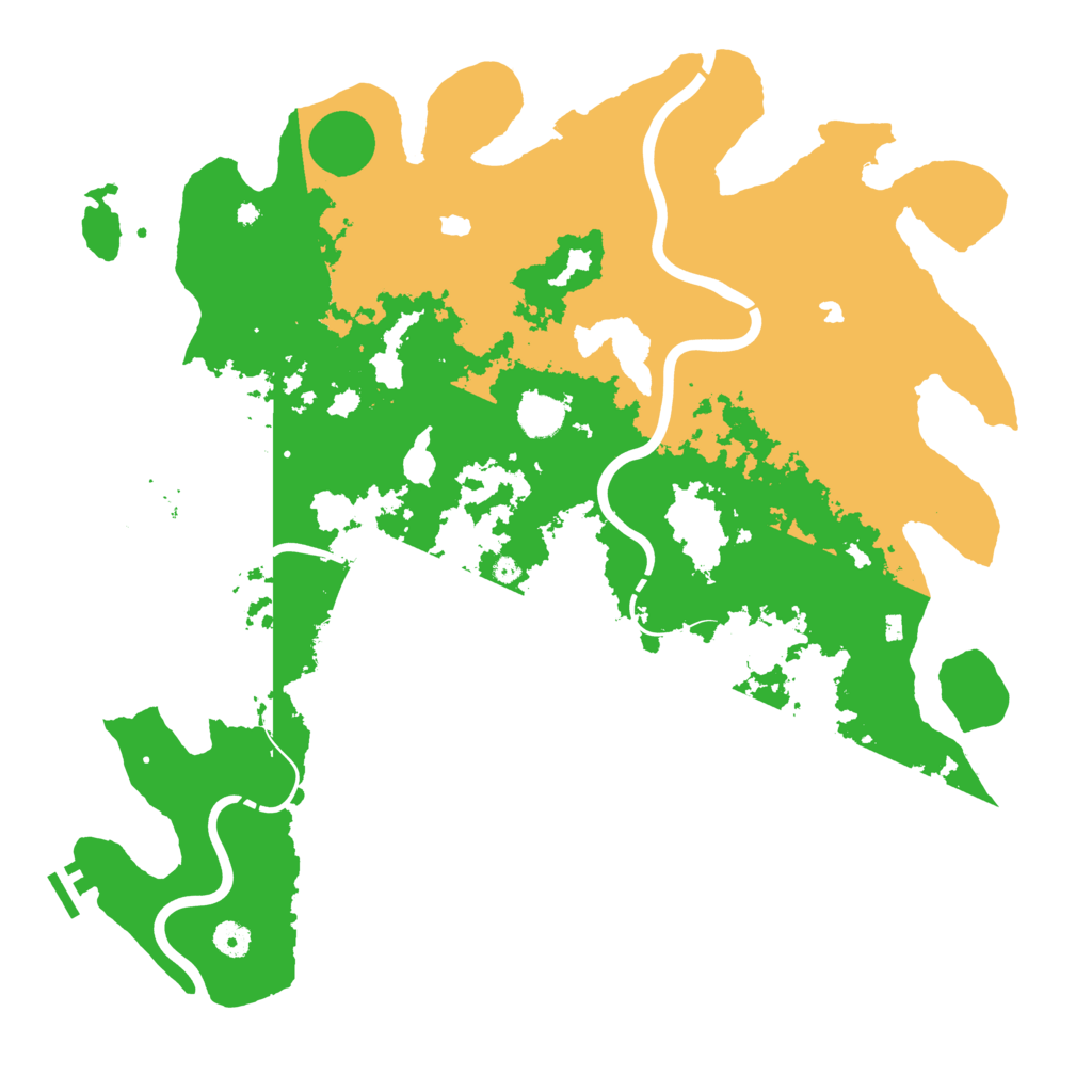 Biome Rust Map: Procedural Map, Size: 4500, Seed: 259017880