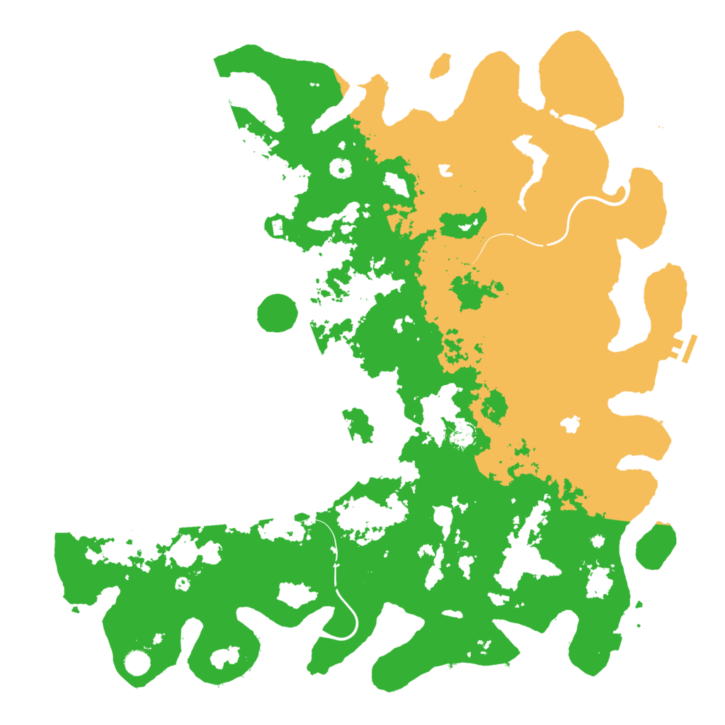 Biome Rust Map: Procedural Map, Size: 5000, Seed: 622146276