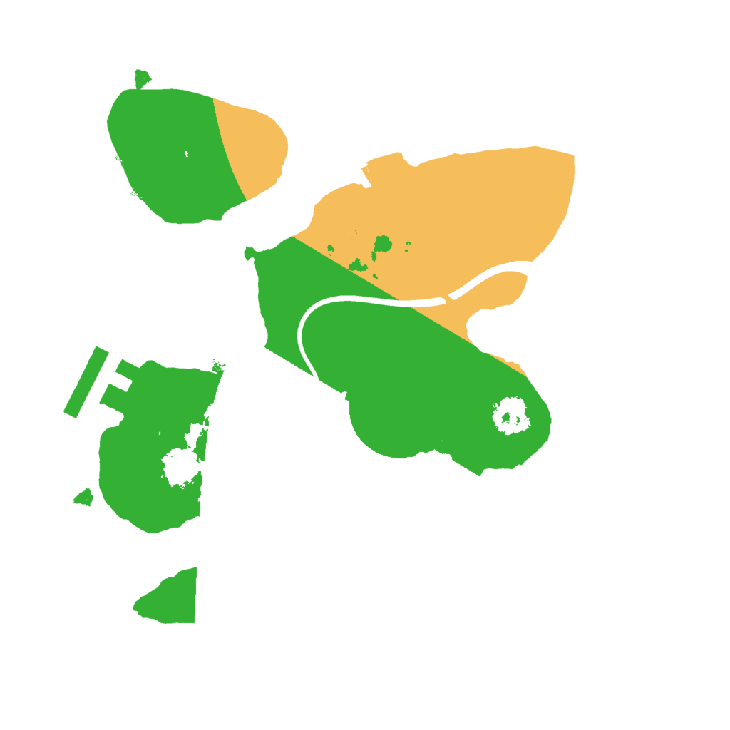 Biome Rust Map: Procedural Map, Size: 2000, Seed: 123632160